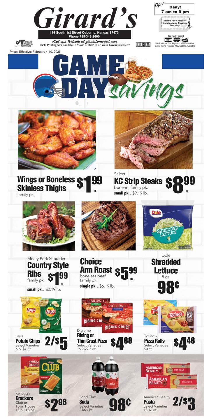 Girard's IGA - Grocery store in Osborne, Kansas - photo 2